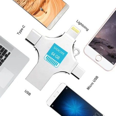 64 GB 4 In 1 USB Flash disk